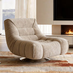 Load image into Gallery viewer, Modern Swivel Lounge Chair with Plush Upholstery Oversized Accent Chair
