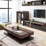 Load image into Gallery viewer, 51.2&quot; Multifunctional Lift Top Coffee Table with Hidden Storage Walnut Finish
