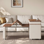 Load image into Gallery viewer, Modern Lift Top Coffee Table with Storage Extendable Wooden Coffee Table with Open Shelves Multi-Functional Living Room Table
