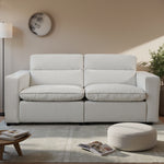 Load image into Gallery viewer, 80.34&#39;&#39;Power Recliner Sofa with USB Ports, Adjustable Backrest &amp; Footrest, High-Density Cushions, Modern Minimalist Living Room Sofa
