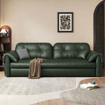 Load image into Gallery viewer, Contemporary Faux Leather Sofa Bed Sleeper Sofa with Hidden Storage &amp; Metal Frame
