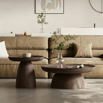 Load image into Gallery viewer, Modern Contemporary Walnut Nesting Coffee Table Set for Living Room
