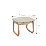 Load image into Gallery viewer, Modern Outdoor Rocking Lounge Chair with Cushioned Seat and Woven Frame
