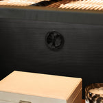 Load image into Gallery viewer, 70.87&quot; Mid-Century Ribbed TV Console Natural Red Oak Retro Wood Finish Fluted Design
