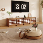 Load image into Gallery viewer, Round Artistic Coffee Table Sculptural Geometry Tiered Design Modern
