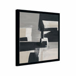 Load image into Gallery viewer, Original hand-painted minimalist abstract, calm tones and geometry creating an artistic ambience.
