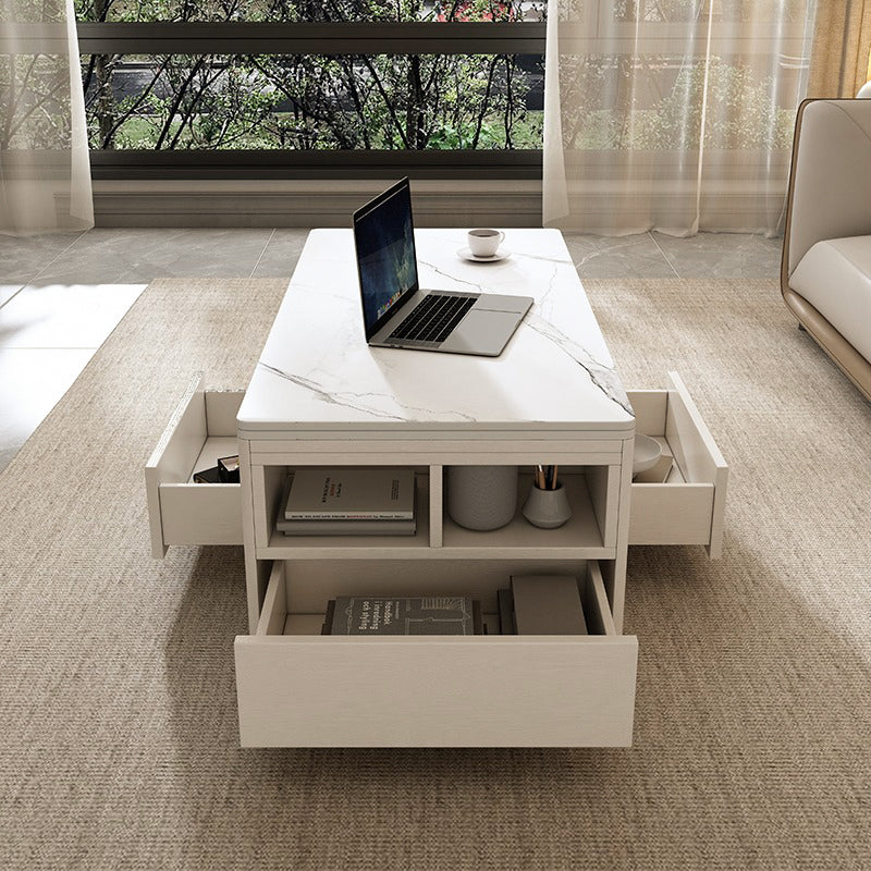 47.4" Coffee Table Lift Top Hidden Storage Modern Minimalist Design