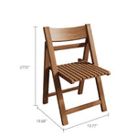 Load image into Gallery viewer, 4PCS Solid Wood Folding Dining Chair Modern Minimalist Style Multi-functional Design
