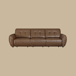 Load image into Gallery viewer, Modern Power Reclining Leather Sofa Individual Seat Control Remote Adjustable Straight Lounge Couch
