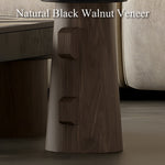 Load image into Gallery viewer, Modern Artistic Coffee Table Abstract Pattern Wood Center Table Irregular Shape Living Room Accent Table
