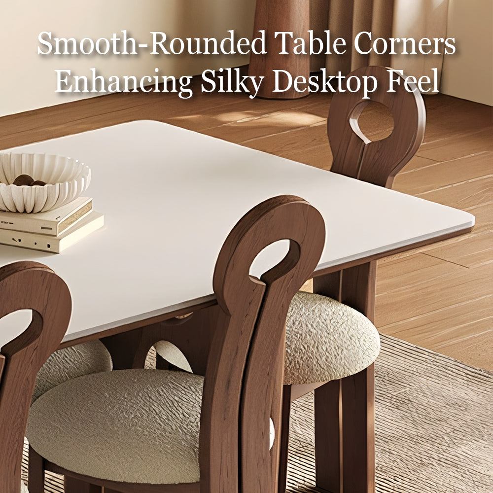 62.9'' Dining Table Modern Design Elegant Appearance Spacious Surface for Dining and Gathering
