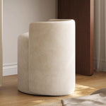 Load image into Gallery viewer, Solid Wood Vanity Desk with Side Cabinet and Upholstered Stool
