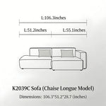 Load image into Gallery viewer, Modern Modular Washable Fabric Sectional Sofa
