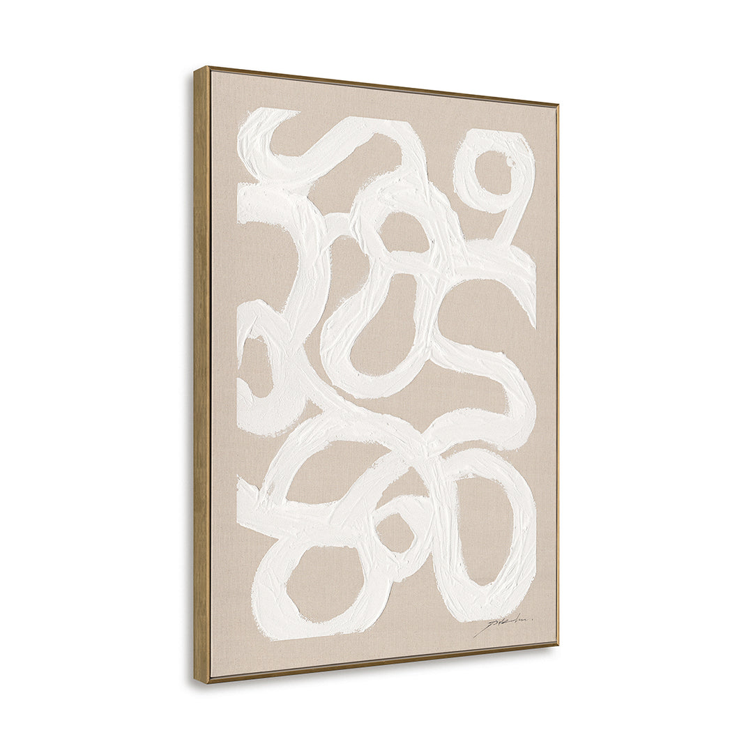 Original hand-painted abstract art, wabi-sabi strokes bring nature and calm into your space.