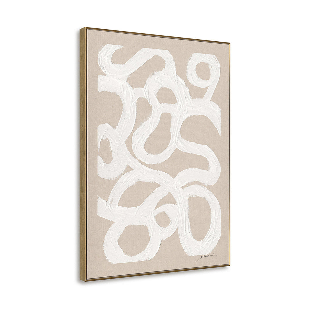 Original hand-painted abstract art, wabi-sabi strokes bring nature and calm into your space.