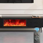 Load image into Gallery viewer, Electric Fireplace TV Stand Flame Effect with 3 Color LED Lights for 65 to 75 inches TVs

