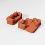 Load image into Gallery viewer, Compressed Sofa Bed Space-Saving Metal Frame Design Stylish

