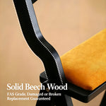 Load image into Gallery viewer, Modern Minimalist Counter Stool Solid Wood Bar Chair with Upholstered Seat 1 Piece
