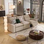 Load image into Gallery viewer, 115.35&#39;&#39; CloudLuxe Power Reclining 3-Seat Sofa Linen Fabric Cloud Comfort
