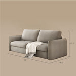 Load image into Gallery viewer, Modern Sofa Bed with 3.9-Inch Thick Foam Mattress
