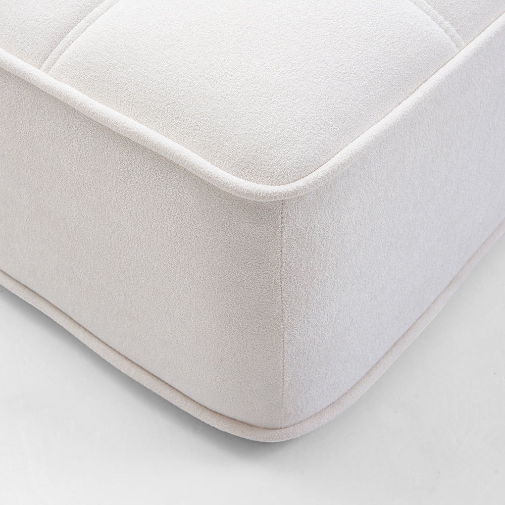 136.5" Modular Compressed Sofa Modern Tufted Lightweight Convertible Sectional for Multi-scene Use