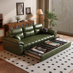 Load image into Gallery viewer, 89.7&#39;&#39; Cat Scratch-Resistant Sofa Bed Hidden Storage Convertible Design Durable Comfort

