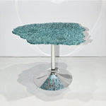 Load image into Gallery viewer, Modern Artistic Polycarbonate Coffee Table Irregular Water Ripple Accent Side Table
