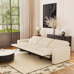 Load image into Gallery viewer, 80.34&#39;&#39;Power Recliner Sofa with USB Ports, Adjustable Backrest &amp; Footrest, High-Density Cushions, Modern Minimalist Living Room Sofa
