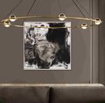 Load image into Gallery viewer, Original Handmade Abstract Wall Art – Black and Gray Textured Modern Painting
