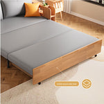Load image into Gallery viewer, Solid Wood Sofa Bed Charging Function Storage Drawer Modern Minimalist

