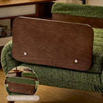 Load image into Gallery viewer, Modern Convertible Accent Chair Sofa Bed with Wood Armrests Lounge Sleeper
