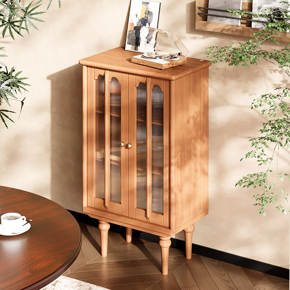 Mid-Century Modern Double-Door Sideboard Elegant Design Versatile
