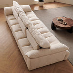 Load image into Gallery viewer, Modern Deep-Seat Tufted Chenille Sofa with Oversized Cushions
