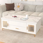 Load image into Gallery viewer, 47.2'' Modern Multifunctional Lift-Top Coffee Table with Storage Dual-Use Coffee &amp; Dining Table
