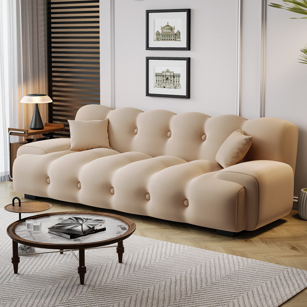 Modern Tufted Velvet Sofa Bed Convertible Sleeper Couch