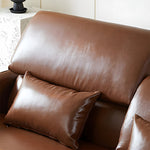 Load image into Gallery viewer, 72.5&quot; Leather Sleeper Sofa with 3.9&quot; Thick Spring Mattress Modern Space-saving Design

