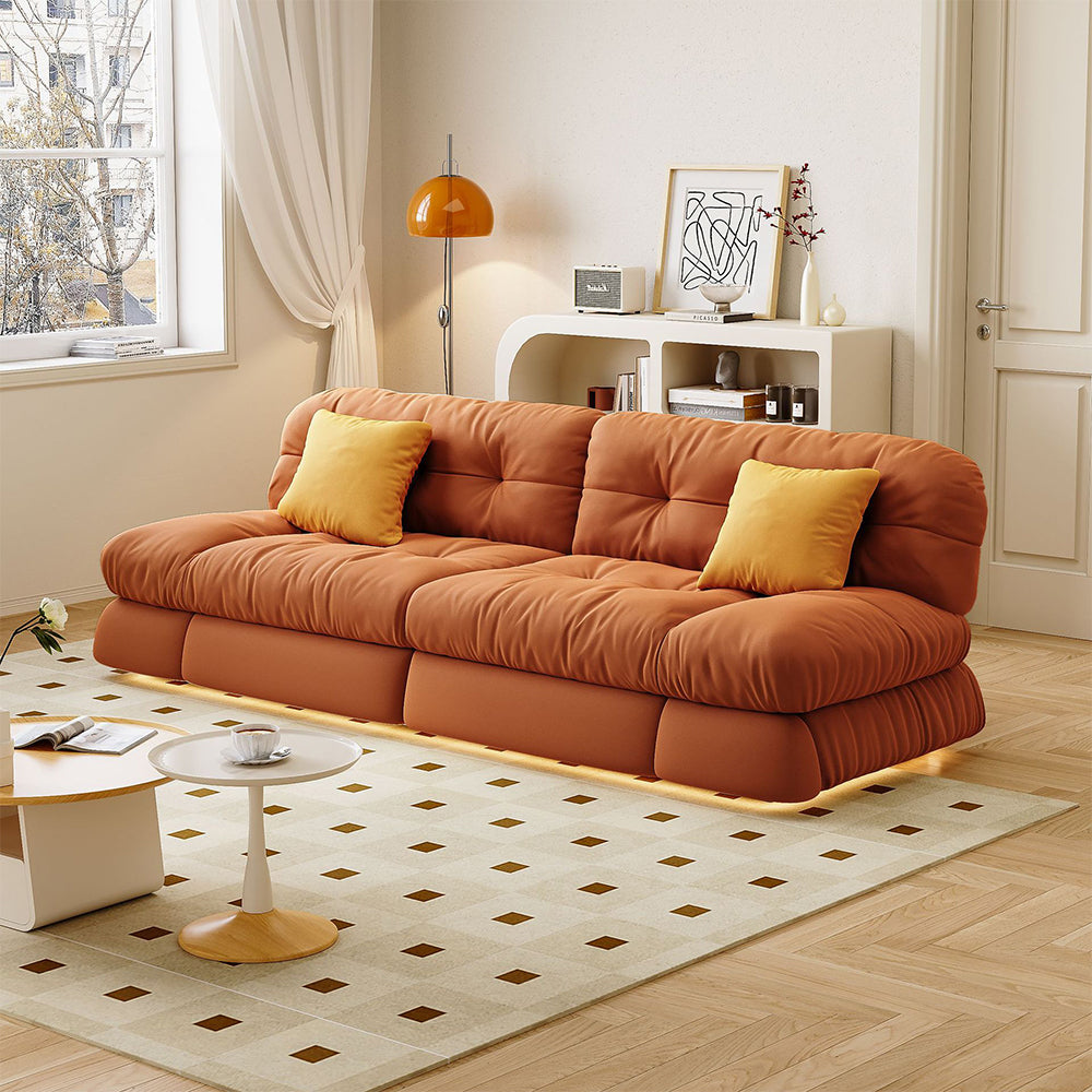 Modern Convertible Sofa Bed with Storage Drawers