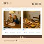 Load image into Gallery viewer, Extendable Dining Table Built-in Storage Rounded Tall Legs
