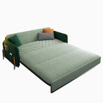 Load image into Gallery viewer, Sofa Bed Solid Wood Metal Frame Velvet Upholstery Storage Drawer Convertible
