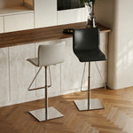 Load image into Gallery viewer, Modern Adjustable Swivel Bar Stool with Stainless Steel Base 1-Piece

