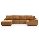 Load image into Gallery viewer, 124.8&quot; Modular Compressed Sofa Lightweight Corduroy Sectional Easy to Move for Multi-scene Use
