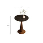 Load image into Gallery viewer, 19.5&#39;&#39;Vintage Round Pedestal Side Table | Fluted Column Base + Solid Wood Texture + Compact Accent Design
