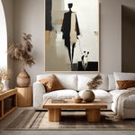 Load image into Gallery viewer, Handcrafted Painting Silent Stroll A Handmade Abstract Journey
