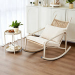 Load image into Gallery viewer, Outdoor Woven Rocking Chair with Cushions
