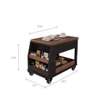 Load image into Gallery viewer, Lift Top Coffee Table with Hidden Storage and Rolling Wheels Modern Multifunctional Design for Living Room
