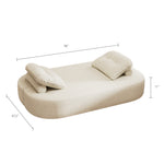 Load image into Gallery viewer, 78.7&quot; Compressed Loveseat Sofa Wrinkle-resistant Corduroy Lightweight Double Seat for Multi-scene Use
