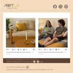 Load image into Gallery viewer, Sofa Bed with Storage Space Convertible Design Solid Wood Sponge Fabric

