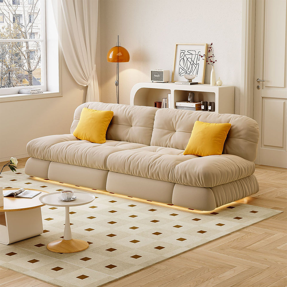 Modern Convertible Sofa Bed with Storage Drawers