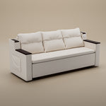Load image into Gallery viewer, 83'' 3-Seater Pull-Out Sleeper Sofa with Storage &amp; USB Port
