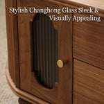 Load image into Gallery viewer, 46.8&#39;&#39; Oval Coffee Table Modern Walnut Design Storage Drawers Cabinets Perfect for Living Rooms
